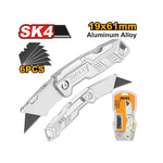 INGCO SK4 6 PCs 19x61MM Aluminum Alloy Folding Knife - HUK6236