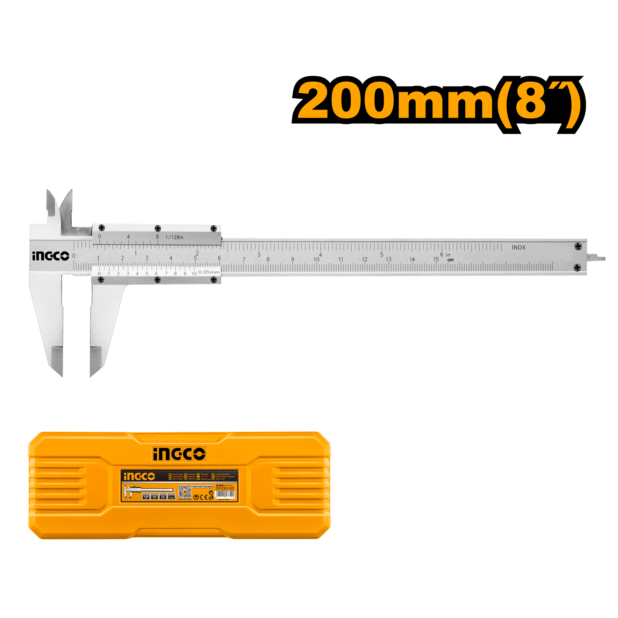 INGCO 200MM (8") Vernier Caliper - HVC01200 Main image