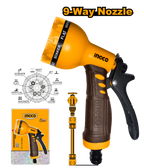 INGCO 9-Way Plastic Trigger Nozzle - HWSG092