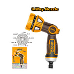 INGCO 9-Way Plastic Trigger Nozzle - HWSG6091