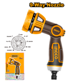 INGCO 9-Way Plastic Trigger Nozzle - HWSG6091