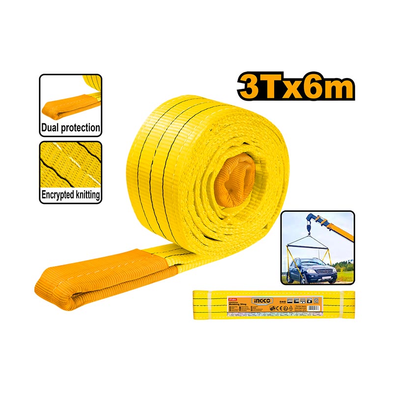 INGCO 50MM, 5Tx10M Webbing Sling - HWSP0306