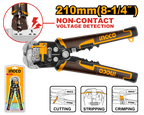 INGCO 210MM (8-1/4") Intelligent Voltage-Detecting Stripper - HWSP102429