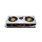 H&A Tabletop Stainless Gas Stove - 3 Burner