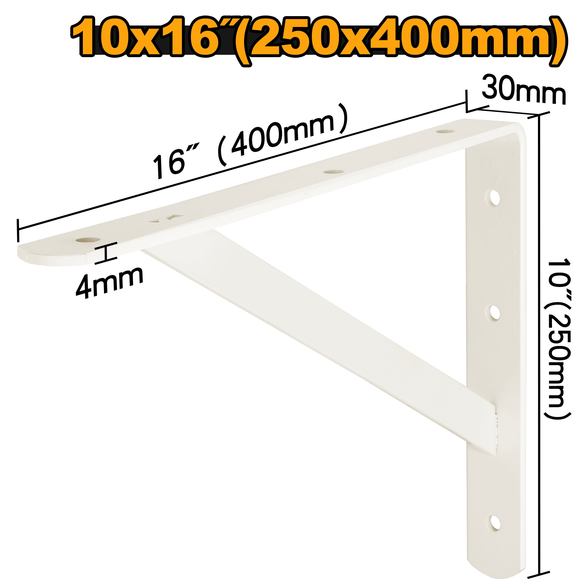 INGCO Heavy Duty Shelf Brackets - IHDSB1016