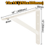 INGCO Heavy Duty Shelf Brackets - IHDSB1016