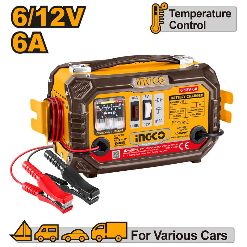 INGCO Battery Charger - ING-CB1501