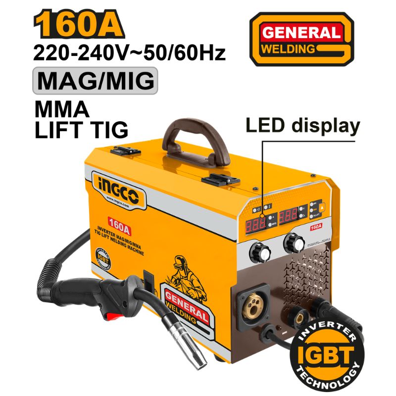 INGCO Mig Welding Machine 160A - ING-MGT1601