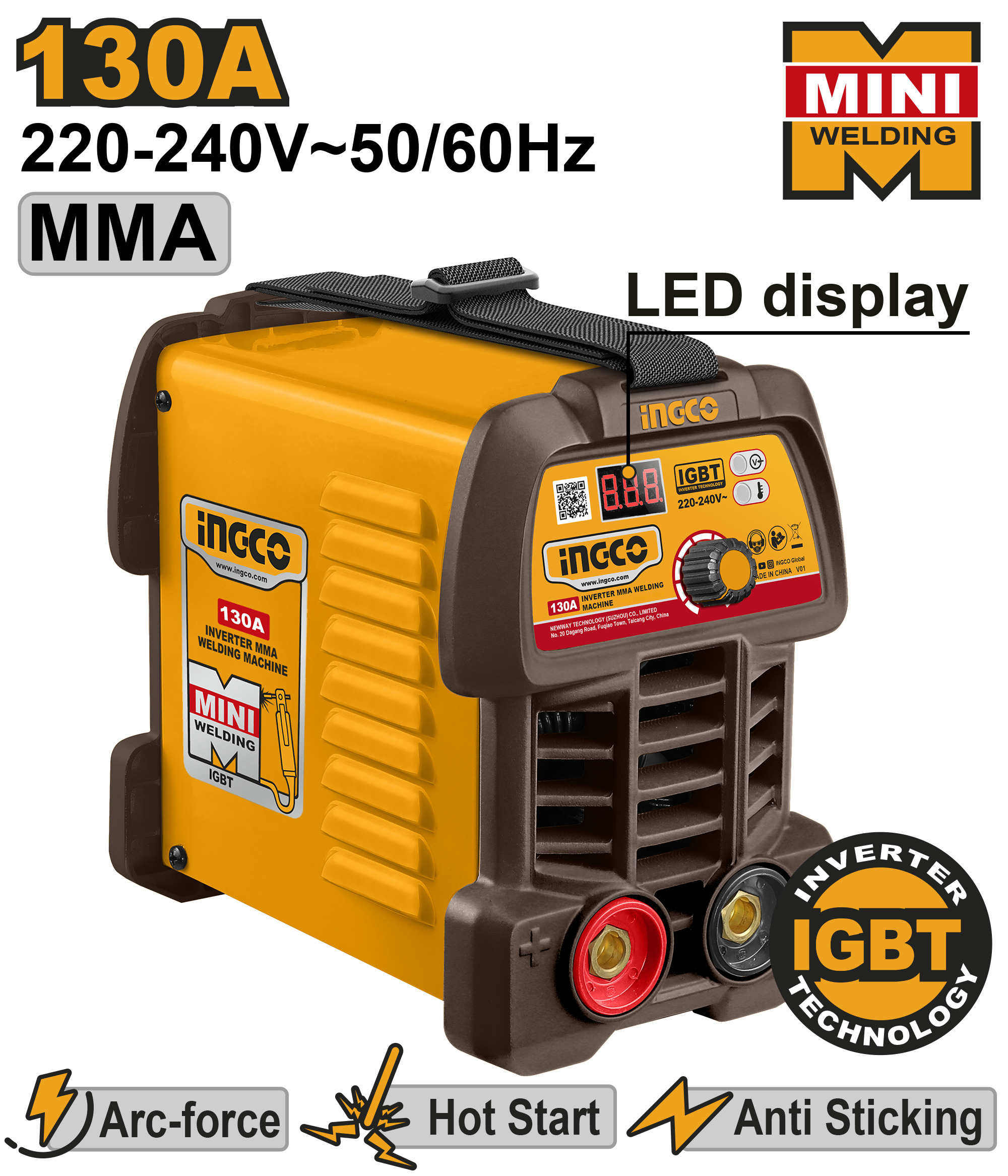 INGCO Inverter MMA Welding Machine - ING-MMA13049 Main image