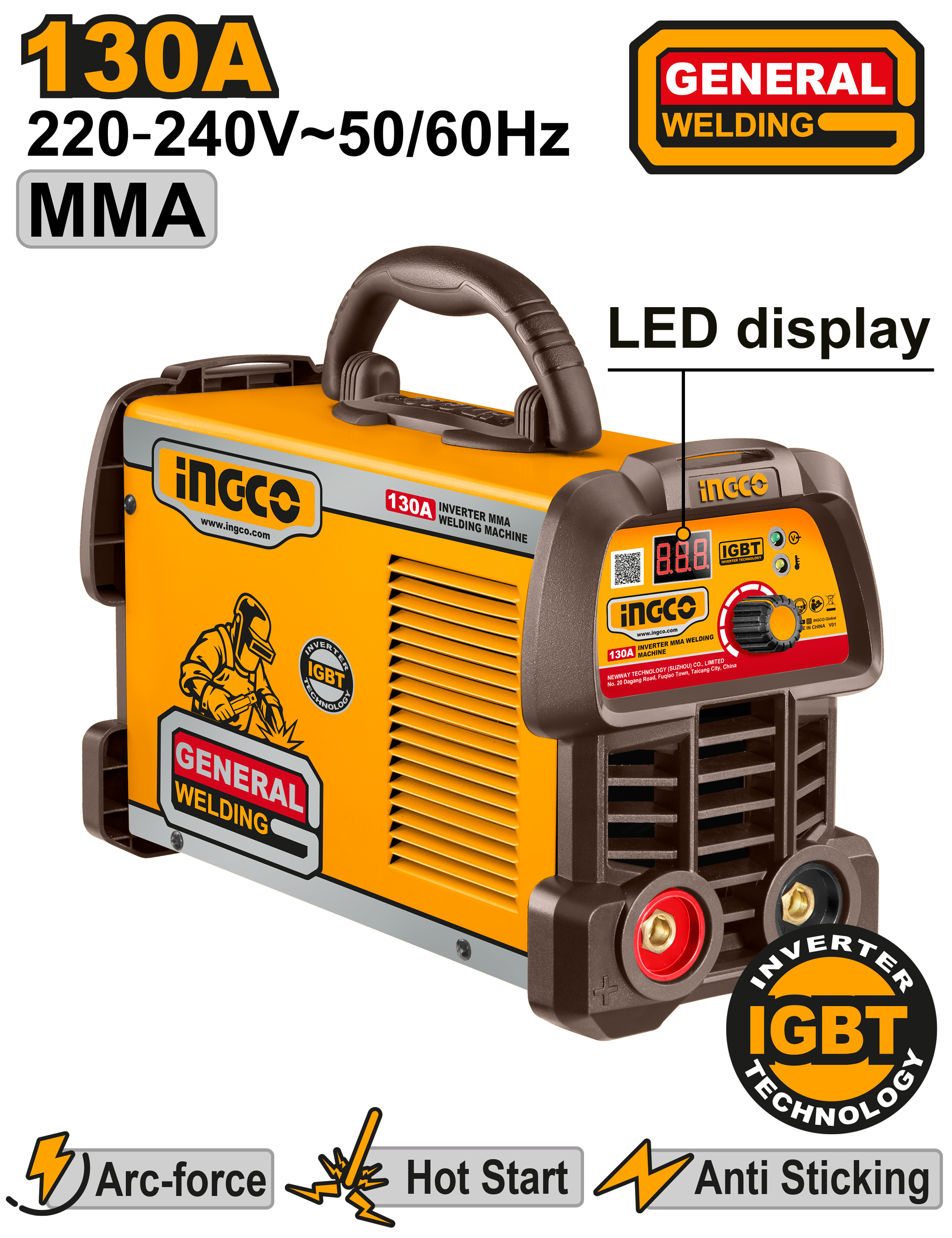 INGCO Inverter MMA Welding Machine - ING-MMA13059 Main image