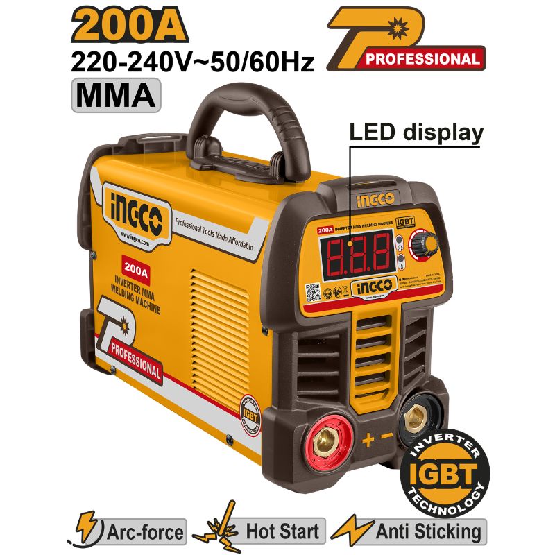INGCO Inverter MMA Welding Machine - ING-MMA20069
