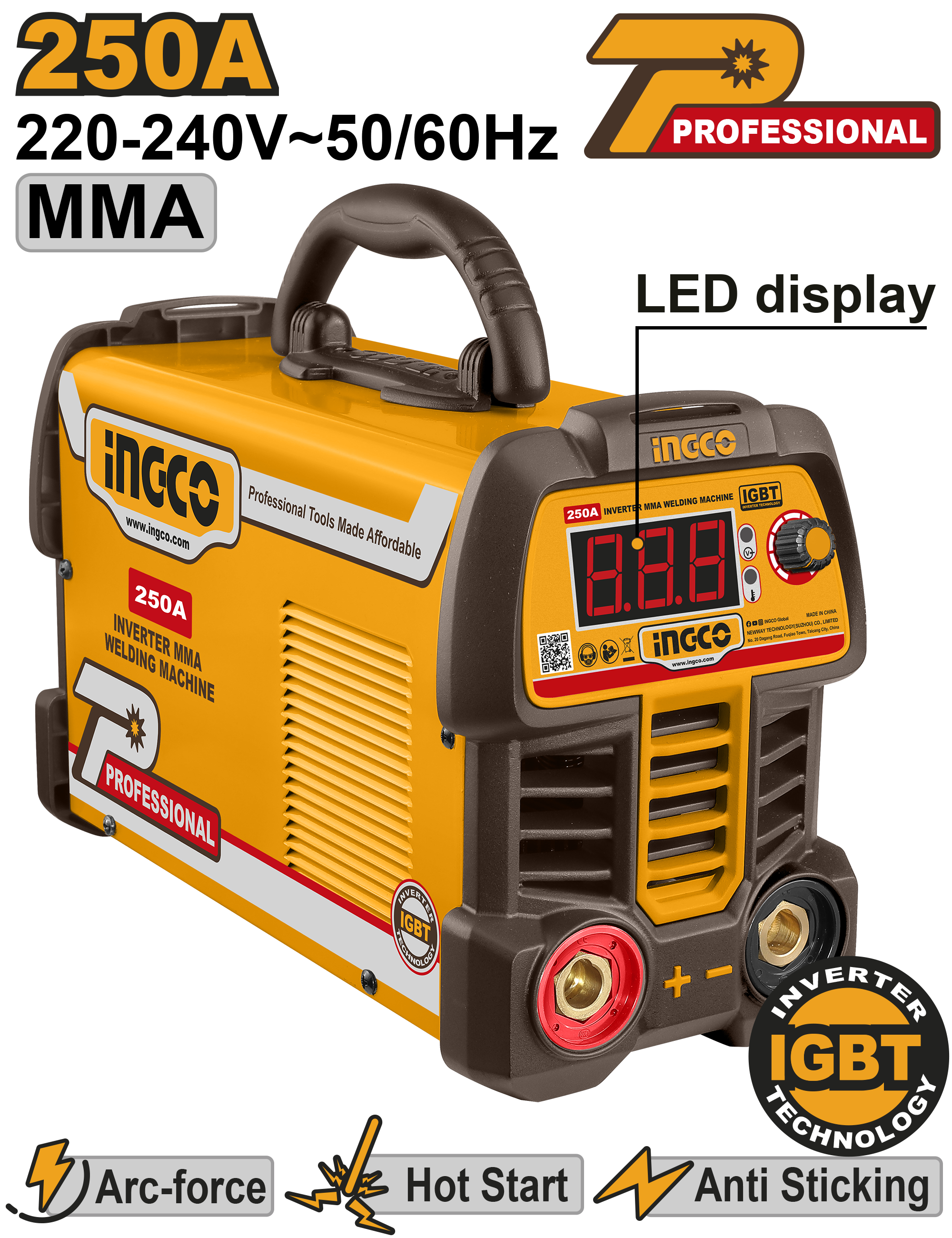 INGCO Inverter MMA Welding Machine - ING-MMA25069 Main image