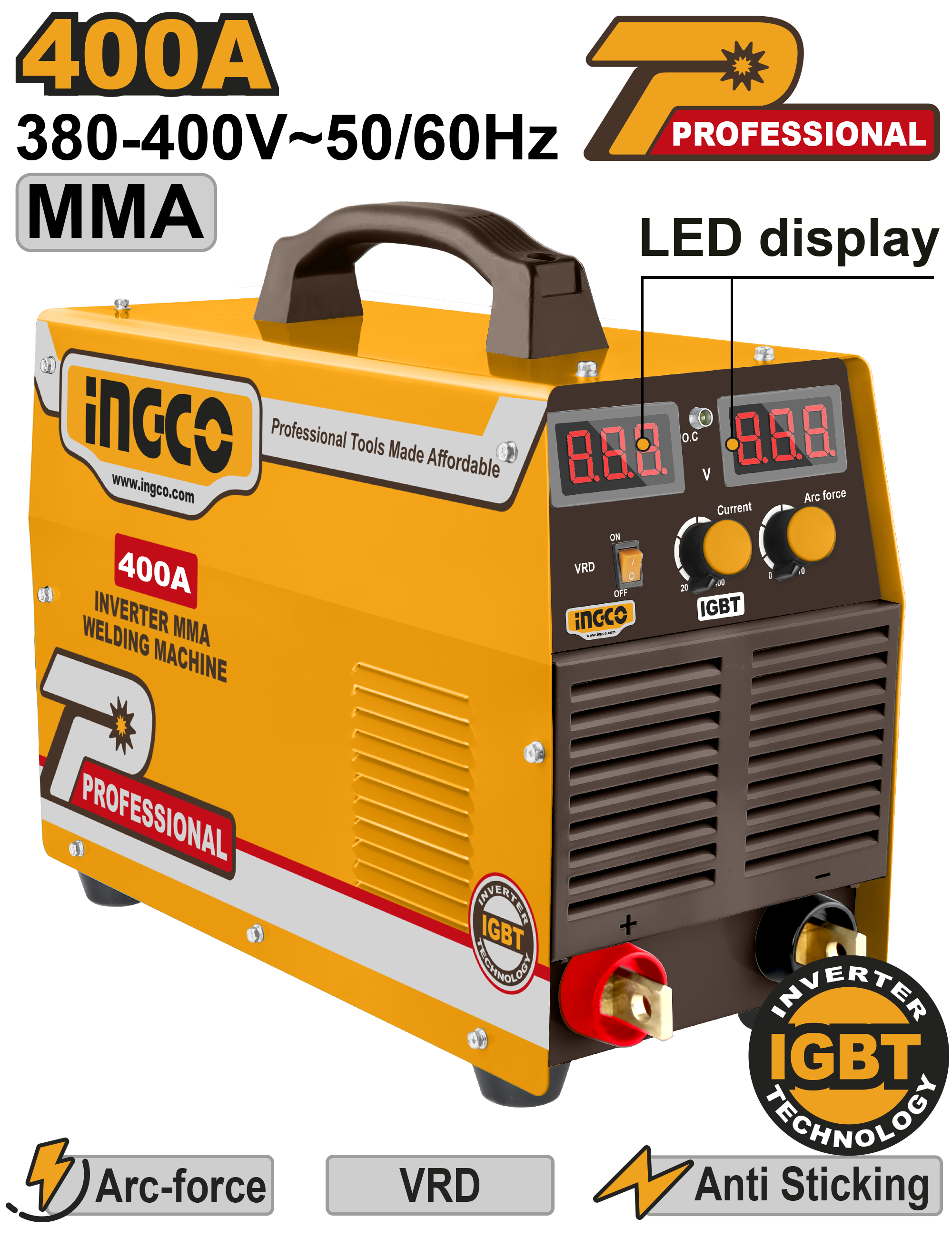 INGCO Inverter MMA Welding Machine - ING-MMA40010