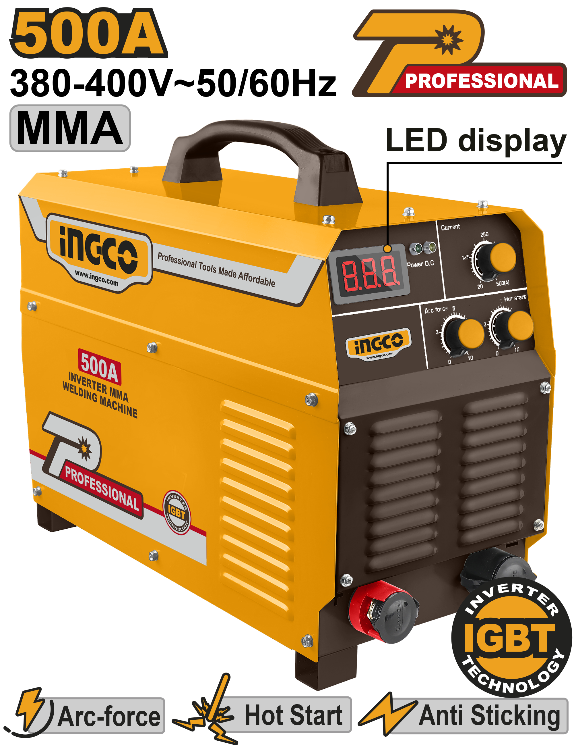 INGCO Inverter MMA Welding Machine - ING-MMA5008 Main image