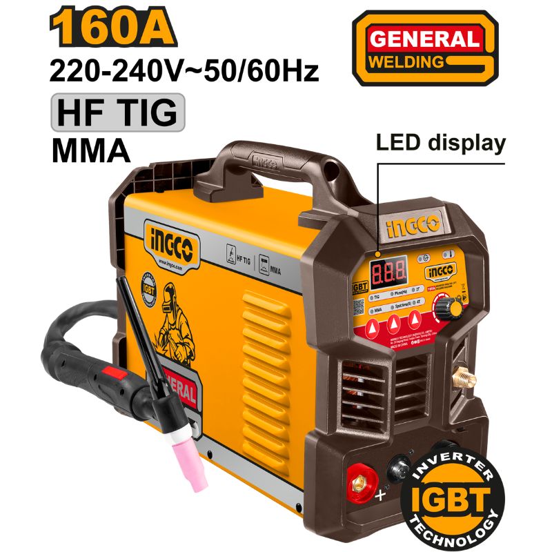 INGCO Inverter TIG/MMA Welding Machine - ING-TIG16058