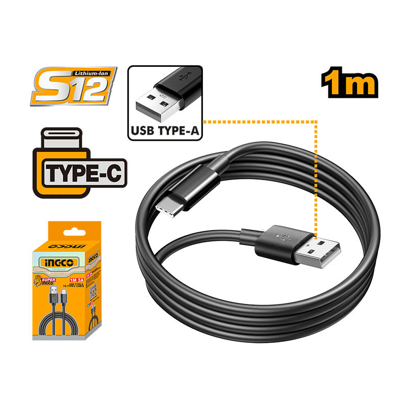 INGCO USB Type-A to Type-C cable  - IUCC01