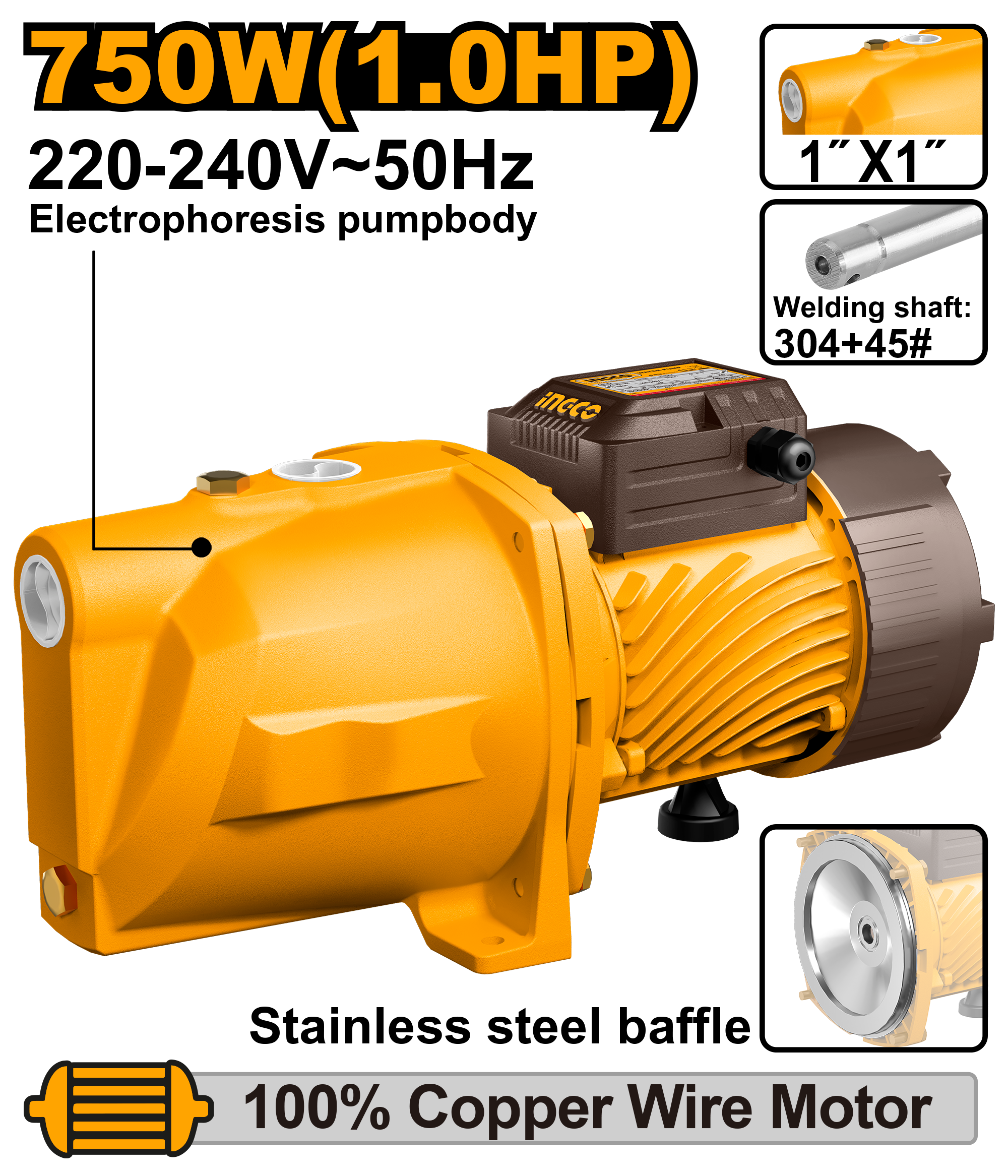 INGCO Water Pump - JP075068