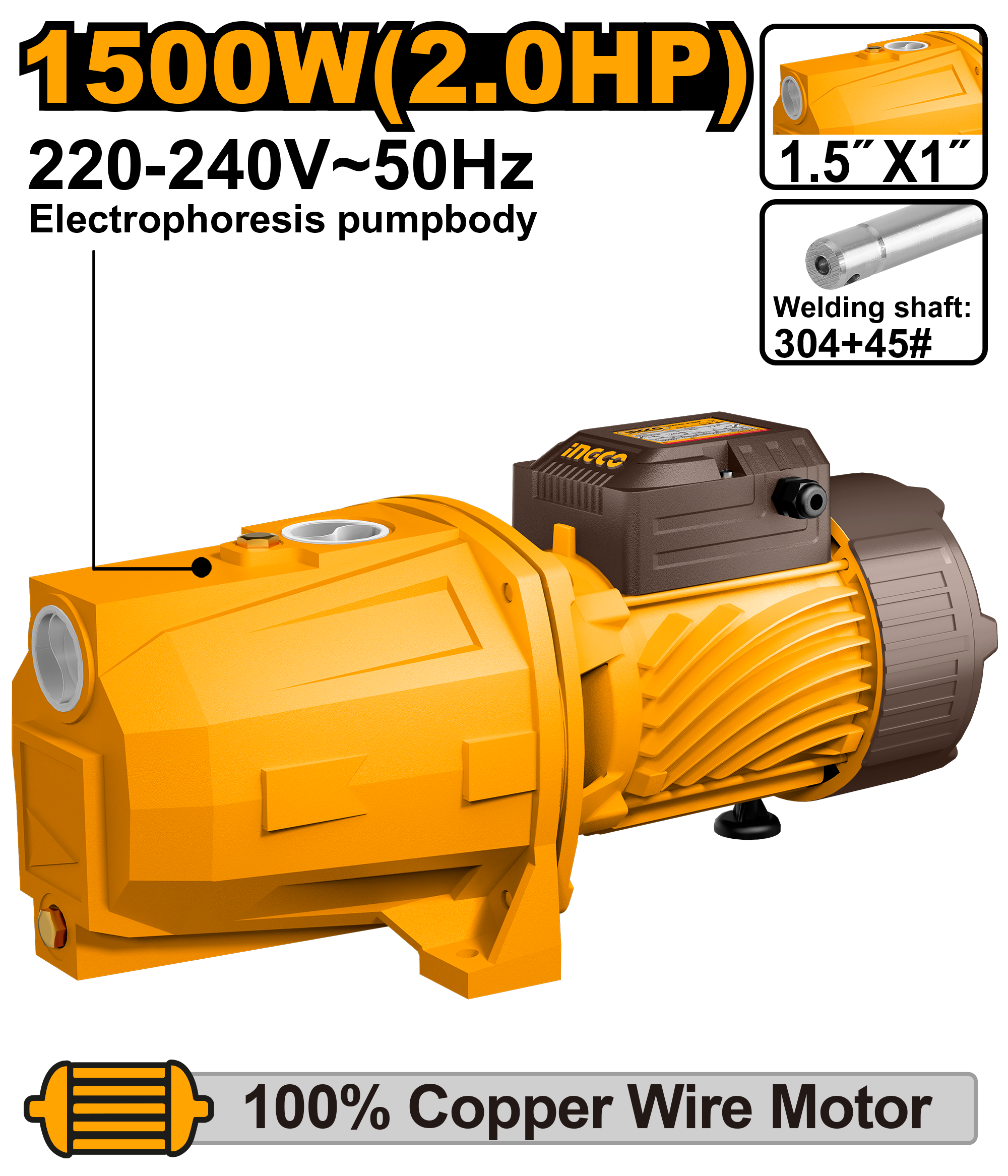 INGCO Water Pump - JP150068