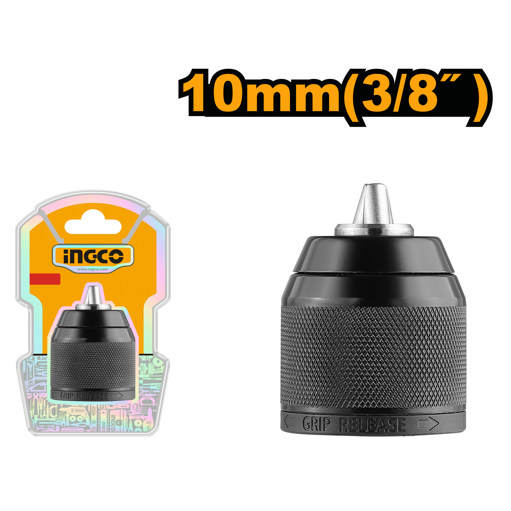 INGCO 10MM (3/8") Keyless Chuck - KC10201