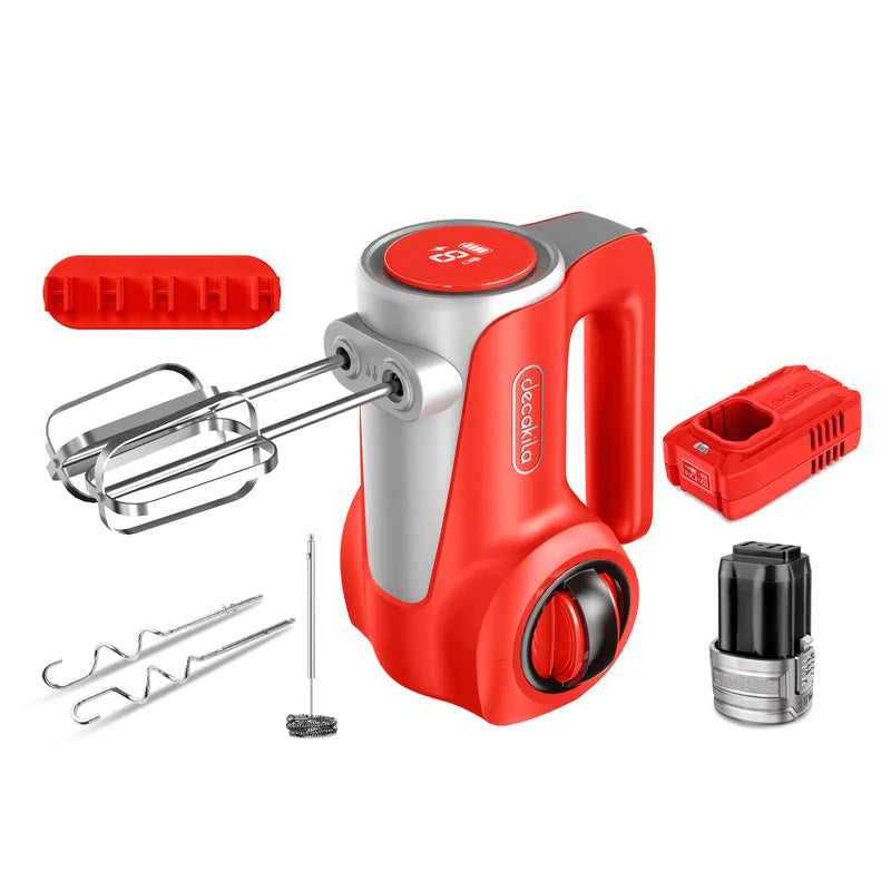 DECAKILA Cordless Hand Mixer 125W (Rechargeable) - KEMX023R