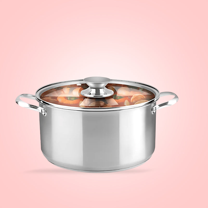 DECAKILA Stainless Steel Casserole 20*11CM - KMEP042M