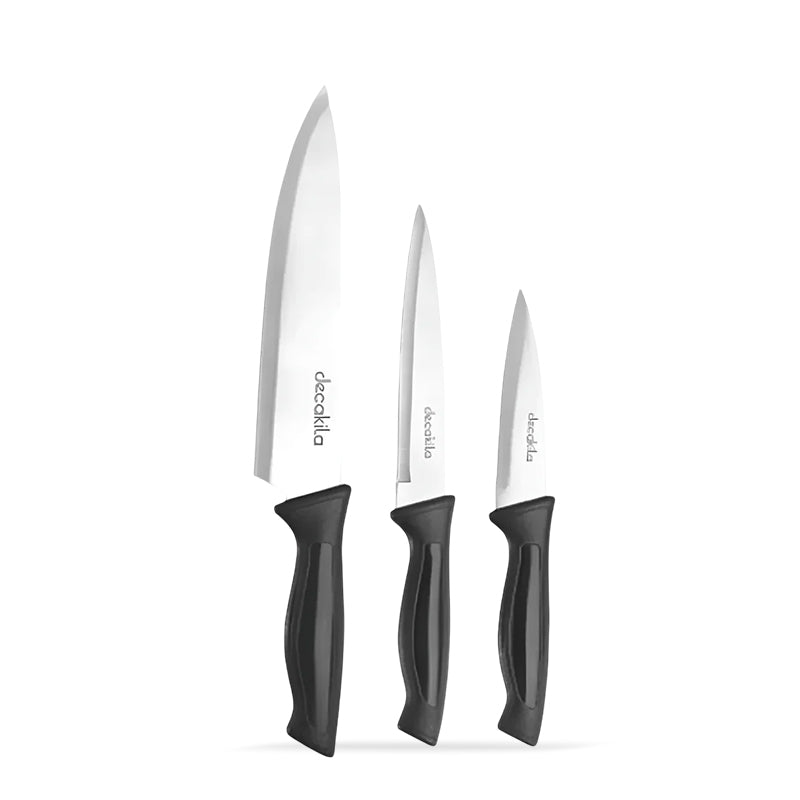 DECAKILA 3PCs Kitchen Knife Set - KMTT109B