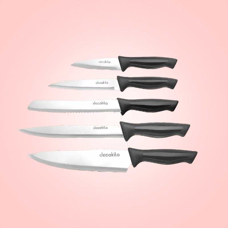 DECAKILA 5 PCs Kitchen Knife Set - KMTT110B