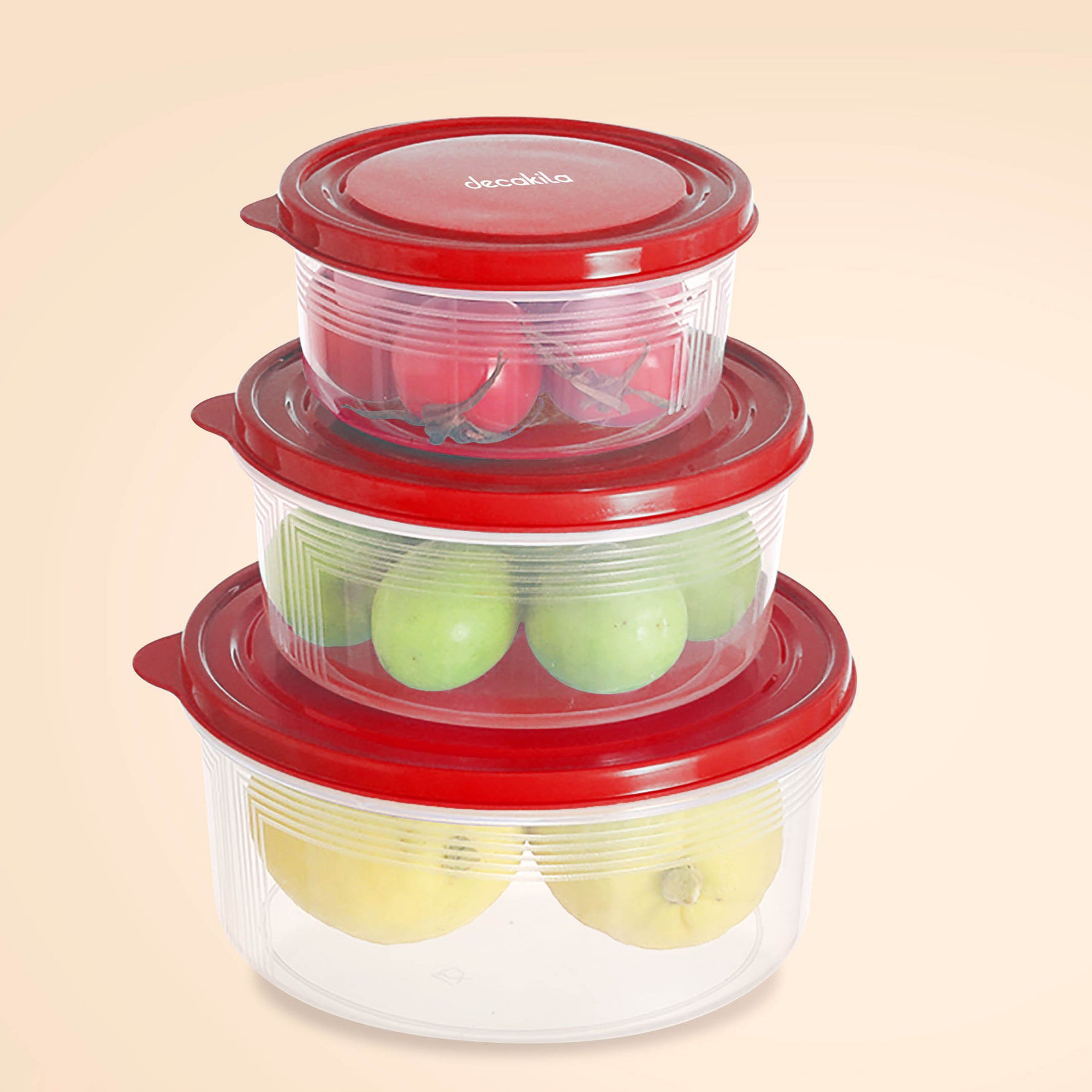 DECAKILA Food Container Set of 3 - KMTT121R