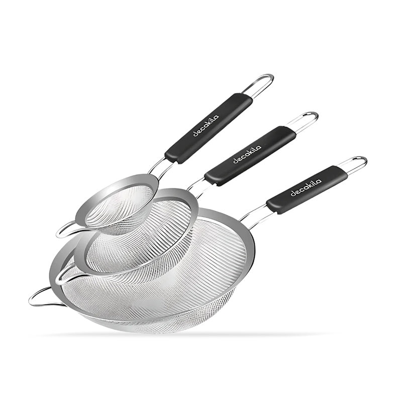 DECAKILA Stainless Steel Fine Mesh Strainer - KMTT146M
