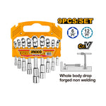 INGCO 9 PCs Set L-Angled Socket Wrench Set (Whole Body Drop Forged Non Welding) - LASWT0901