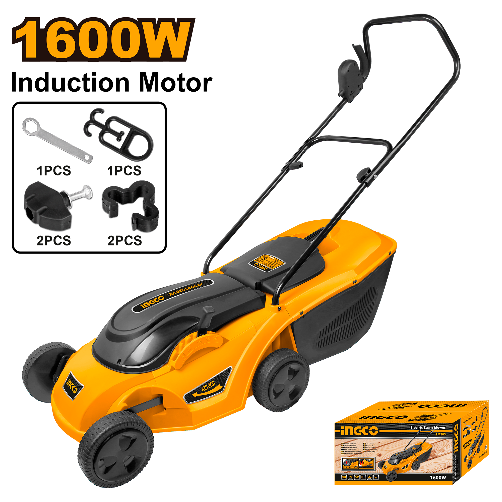 INGCO Electric Lawn Mower - LM383