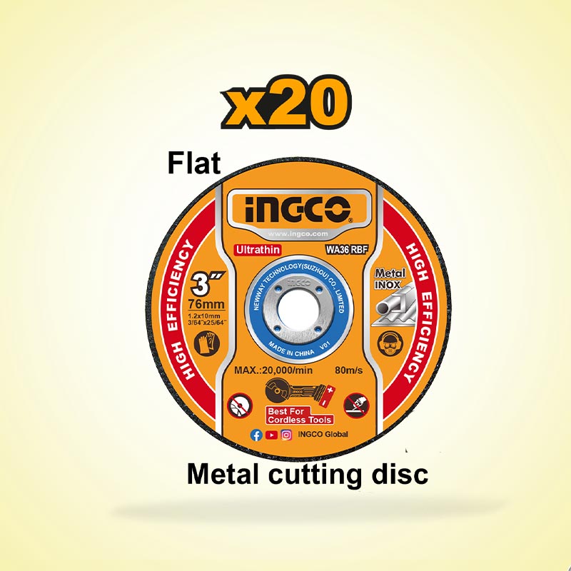 INGCO Cutting and Grinding Disc Set - MCD07630