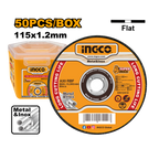INGCO 50PCs 115x1.2MM Abrasive Metal Cutting Disc Set - MCD1211550