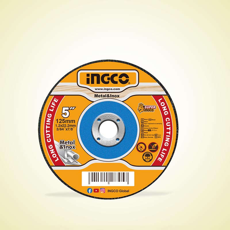 INGCO 125x1.2MM Abrasive Metal Cutting Disc - MCD121251