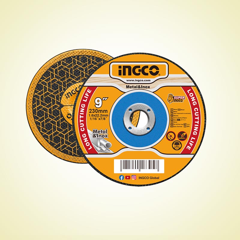 INGCO 230x1.6MM Abrasive Metal Cutting Disc - MCD162301