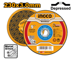 INGCO 230x3.0MM Abrasive Metal Cutting Disc - MCD302301HA