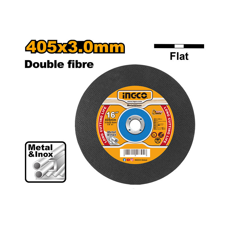INGCO 405x3.0MM Abrasive Metal Cutting Disc - MCD304051