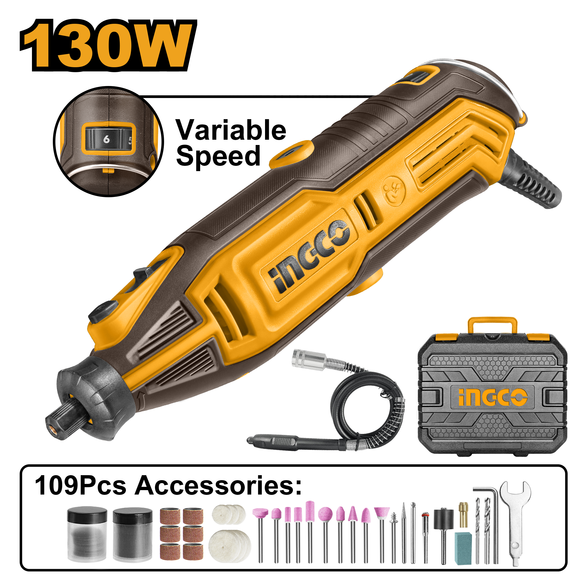INGCO Mini Grinder - MG13328