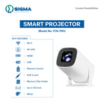 Sigma Smart Portable Projector P30PRO