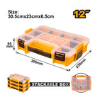 INGCO 12" Plastic Organizer - PBX1211