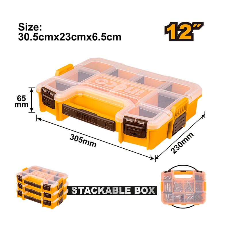INGCO 12" Plastic Organizer - PBX1211