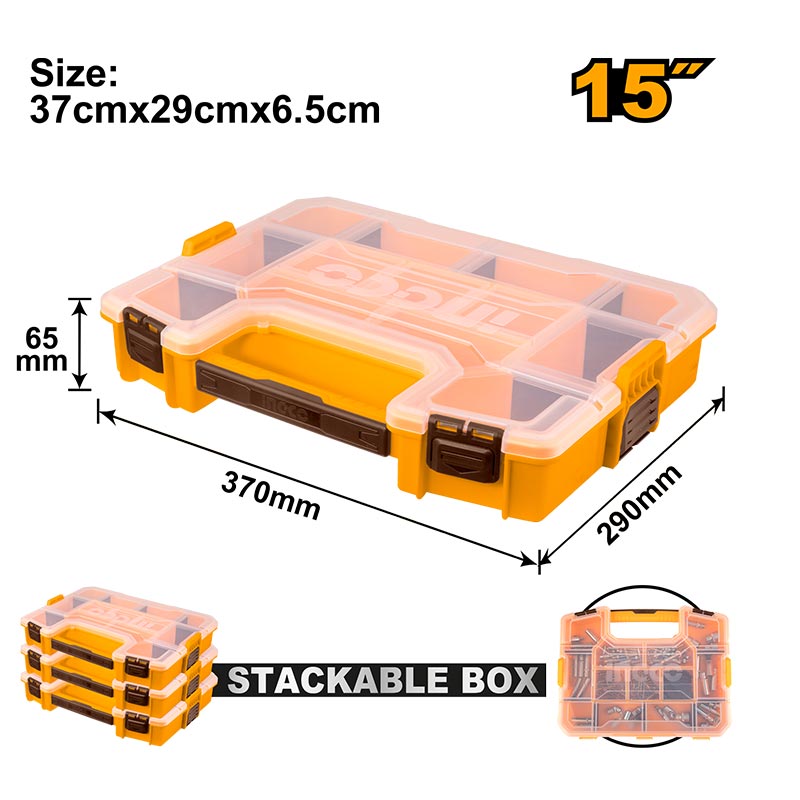 INGCO 15" Plastic Organizer - PBX1511