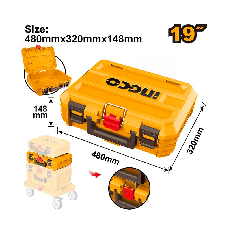 INGCO 19" Stackable Toolbox - PBXS102