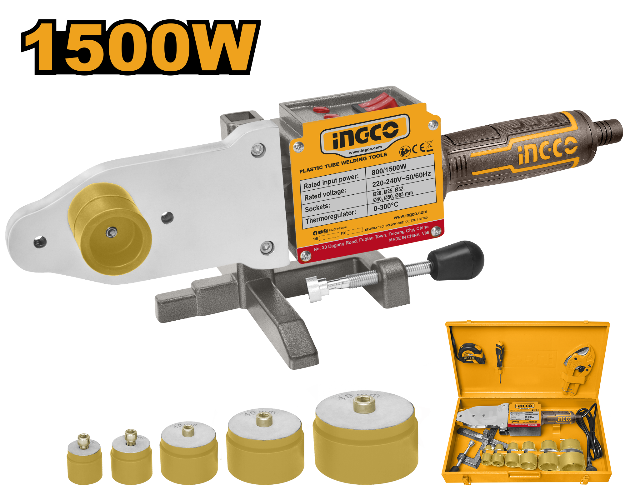 INGCO Plastic Tube Welding Tools - PTWT215002 Main image