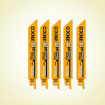 INGCO 150MM (6") 5PCs Reciprocating Saw Blades for Metal - RSB922EF