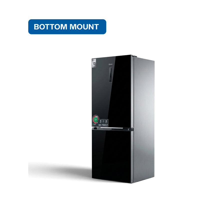SIGMA 417L Bottom Mount Refrigerator – SBMF-T417WGB (Black)
