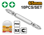 INGCO 65MM 10PCs Screwdriver Bits - SDB21PH233