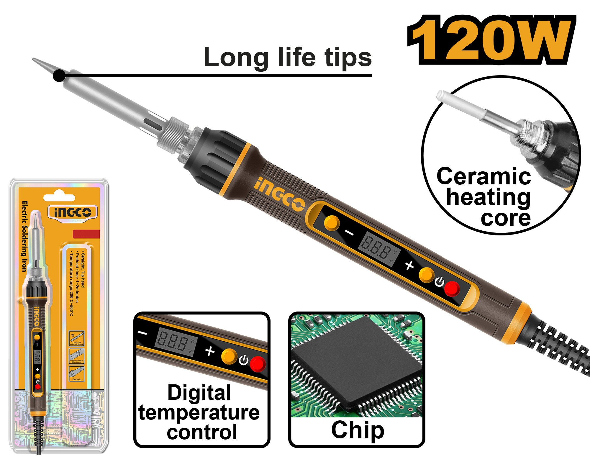 INGCO Electric Soldering Iron - SI01610 Main image