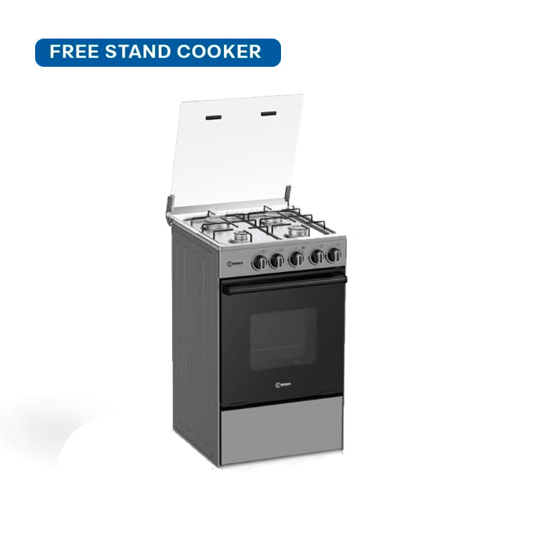 SIGMA Free Stand Gas Cooker – SIG-5055G-S (Silver)