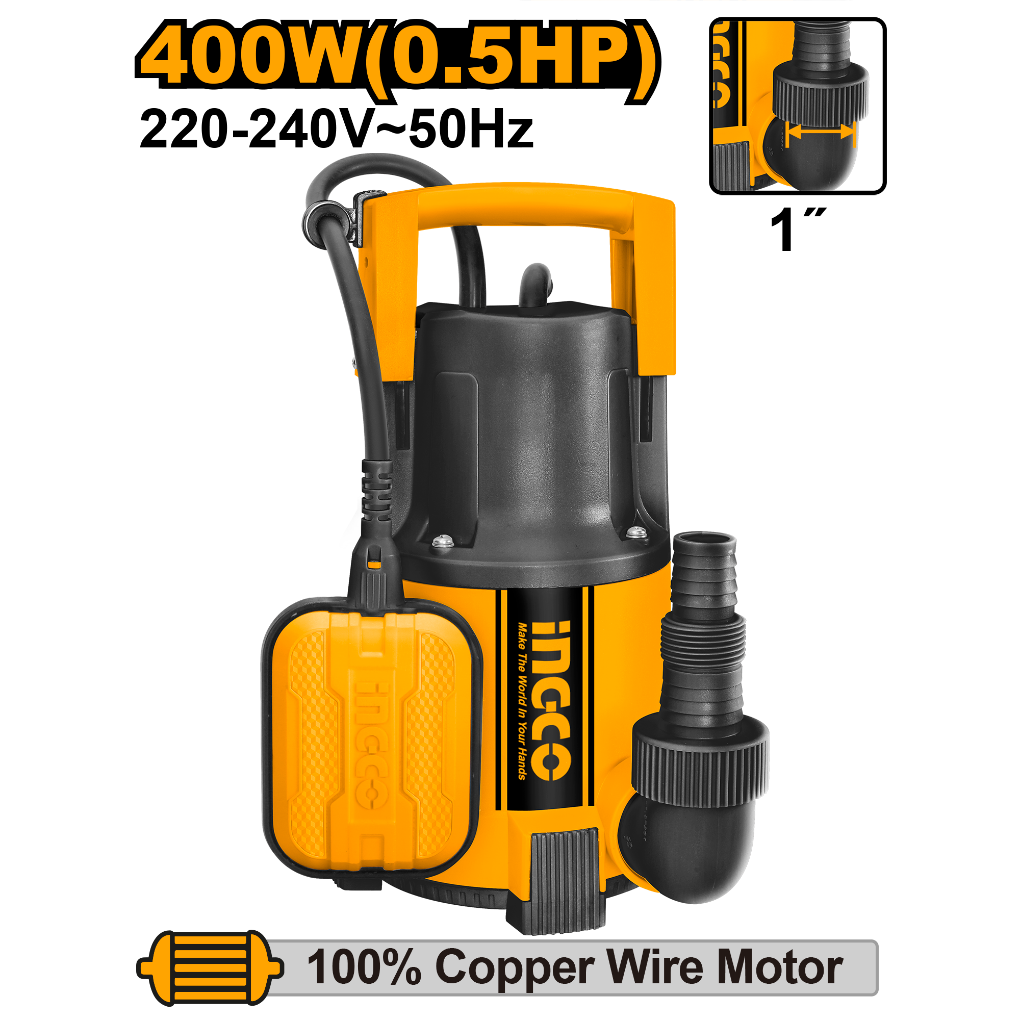 INGCO Submersible Pump - SPC4008